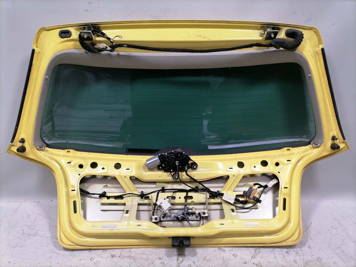 VW Polo 9N3 Bj.2007 original Heckklappe mit Heckscheibe LB1B Sunflower Yellow